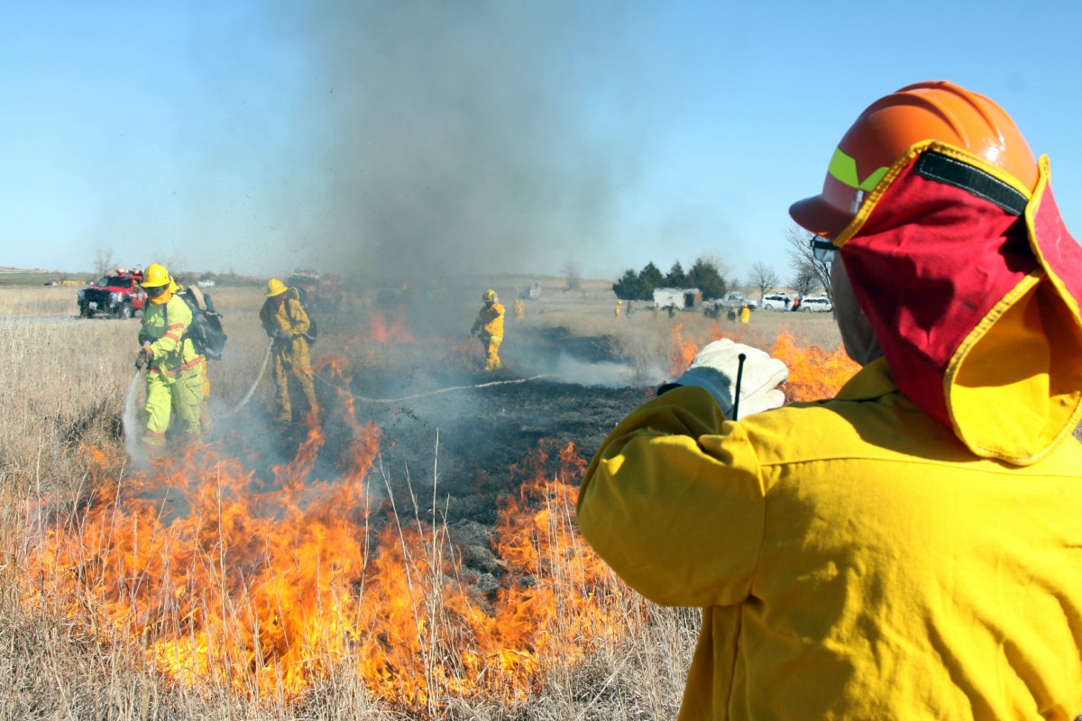 Volunteer firefighters refine skills at Fort Sill Article The