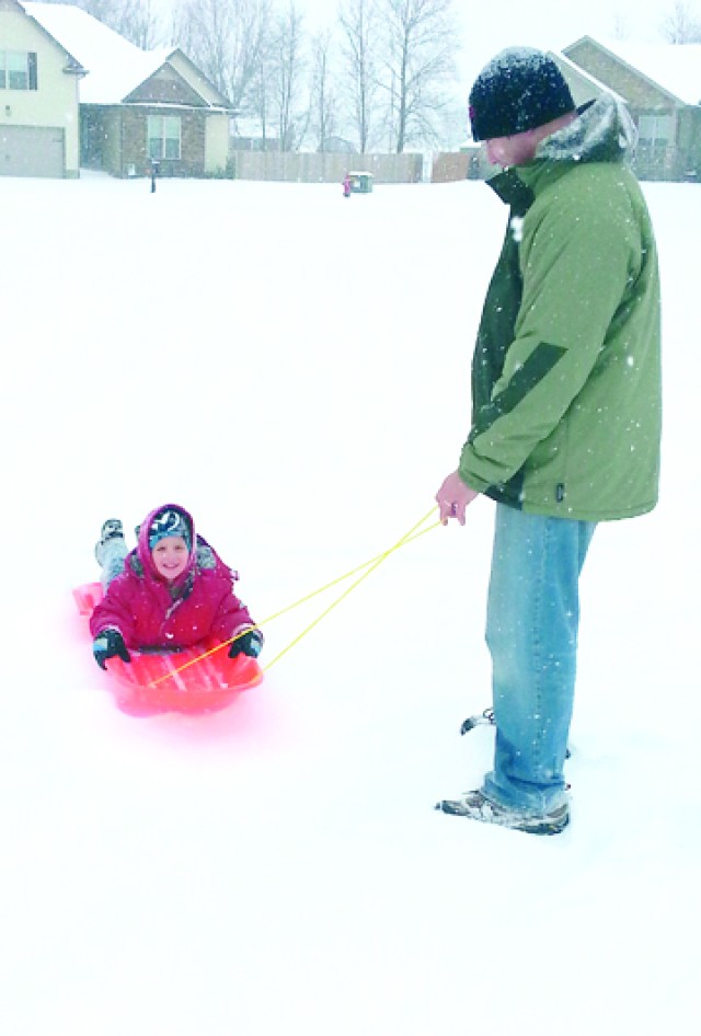 Snowstorm blankets Fort Campbell: Mission essential personnel prove critical to operations