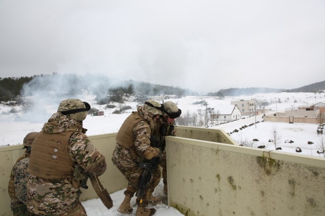 U.S. Marines, Georgian troops ready for NATO's Resolute Support