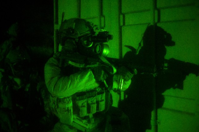 Special Forces Soldiers Assault Mock Outpost, Conduct Sensitive Site Exploitation