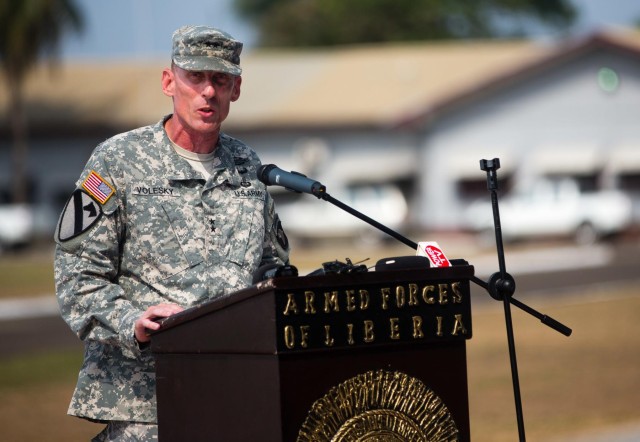 101st Airborne Division cases colors, heads home after successful mission in Liberia