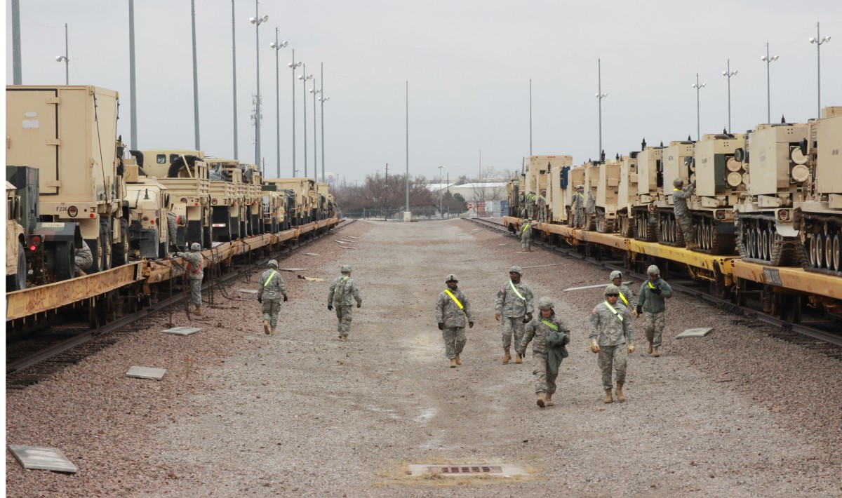 313th Field Artillery performs rail load at Fort Sill Article The United States Army
