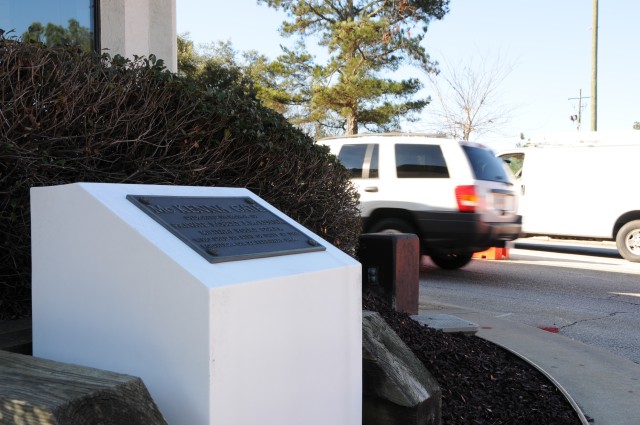 McKenna Gate signage reflects MP's sacrifice