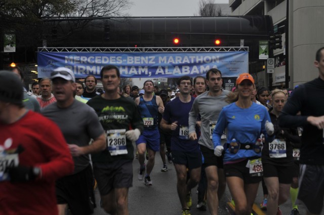 Marathon start field