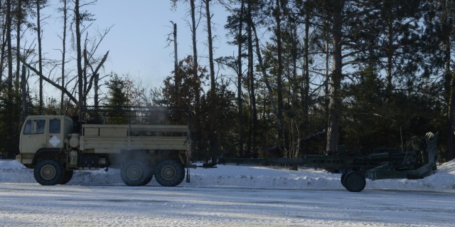 Michigan National Guard exercises proficiency during sub-zero cold weather training
