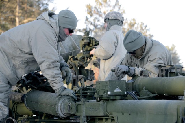 Michigan National Guard exercises proficiency during sub-zero cold weather training