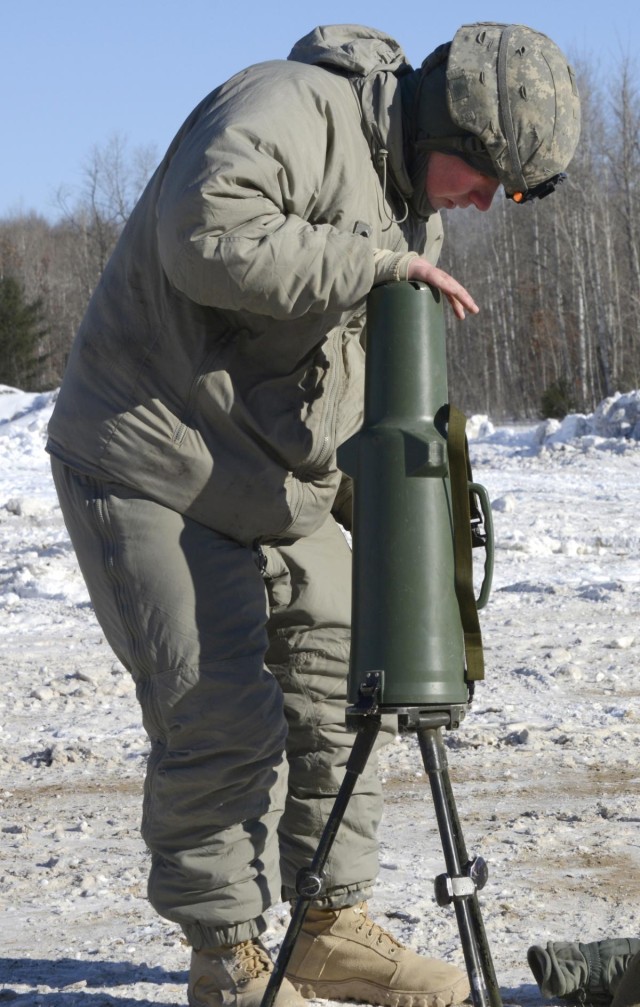 Michigan National Guard exercises proficiency during sub-zero cold weather training