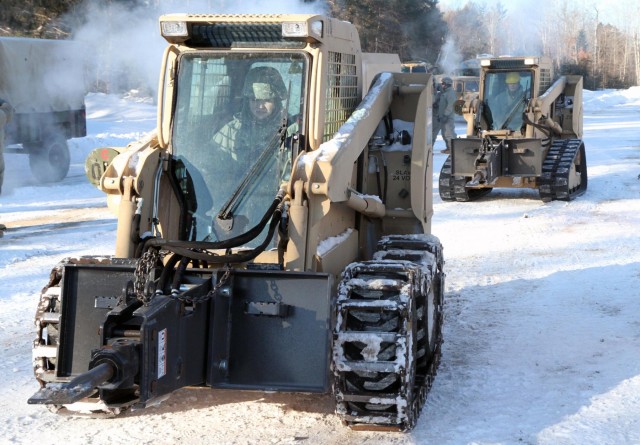 Michigan National Guard exercises proficiency during sub-zero cold weather training