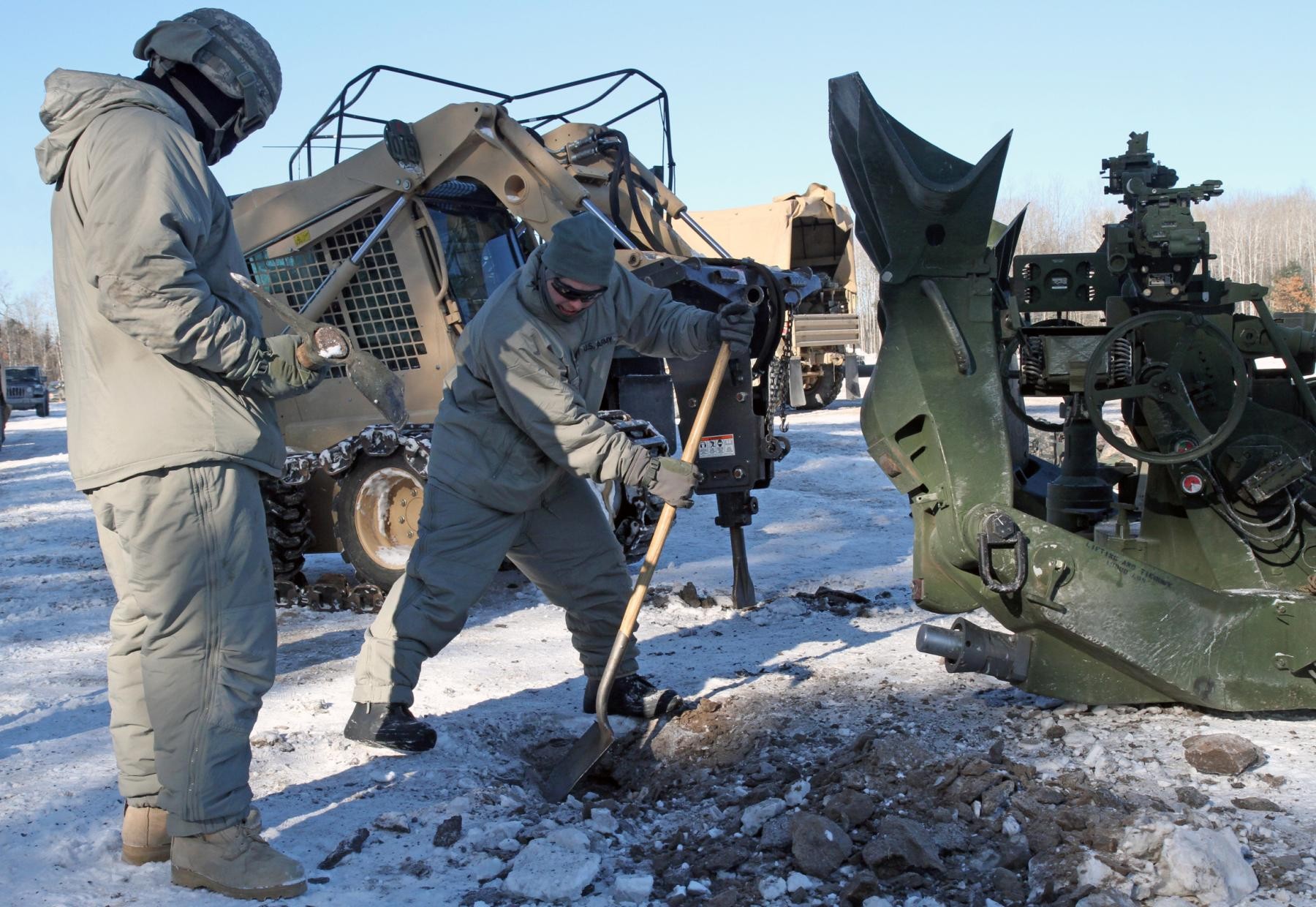 Michigan National Guard exercises proficiency during sub-zero cold ...