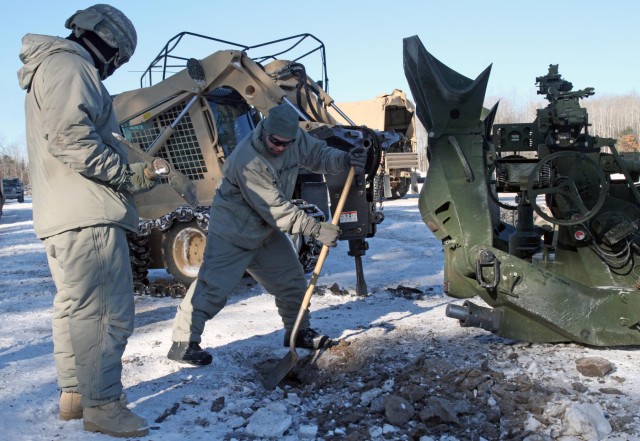 Michigan National Guard exercises proficiency during sub-zero cold weather training