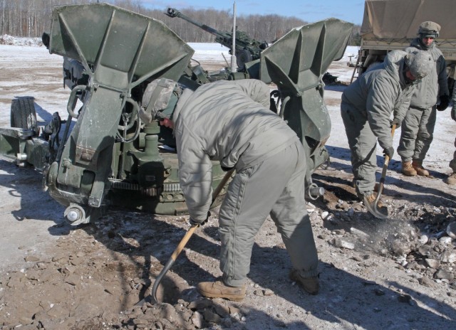 Michigan National Guard exercises proficiency during sub-zero cold weather training