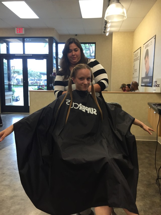 Preparing for the haircut