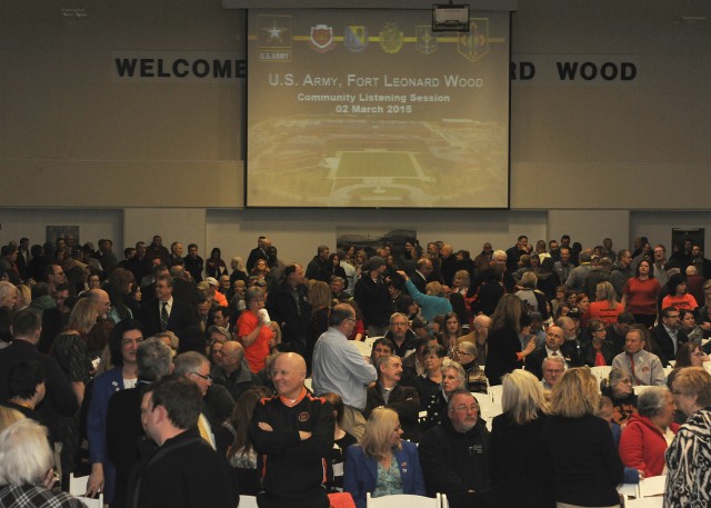 Thousands turn out for Fort Leonard Wood's community listening session