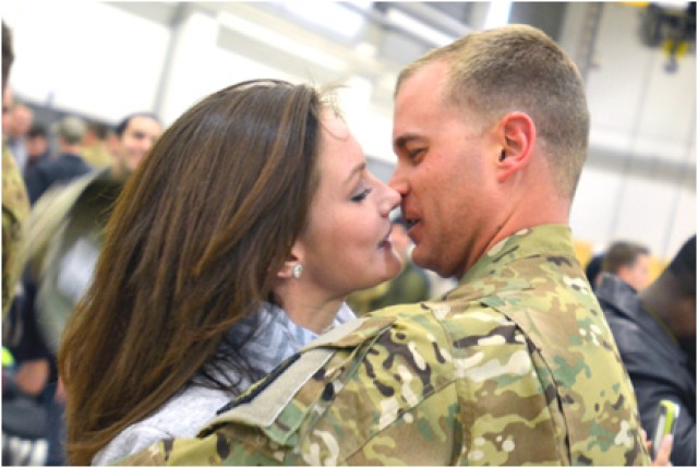 Family members reunite after a long wait