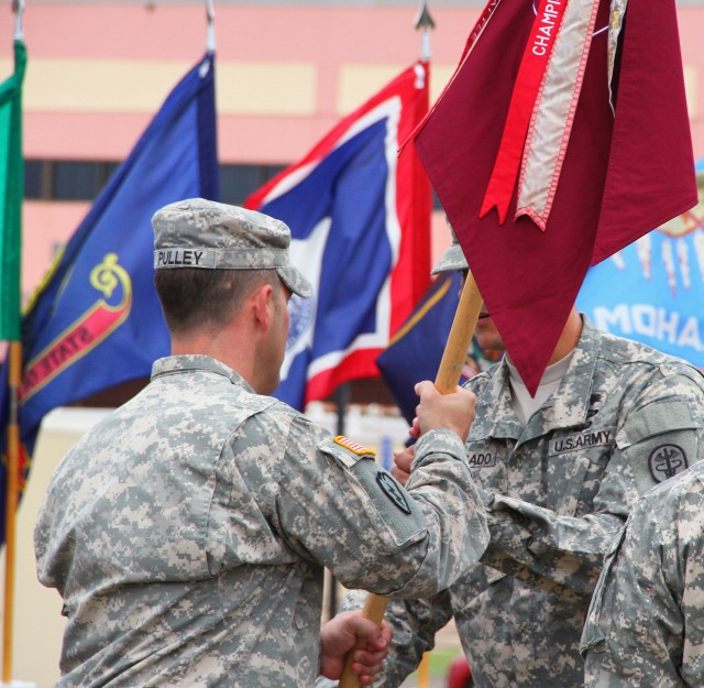 Passing the guidon