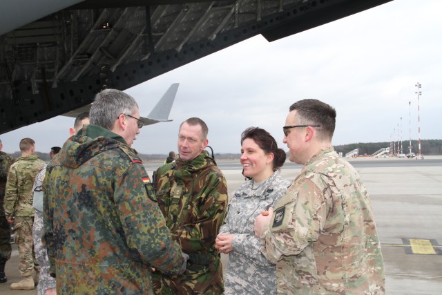 USANATO Brigade Commander with 1st GNC Staff