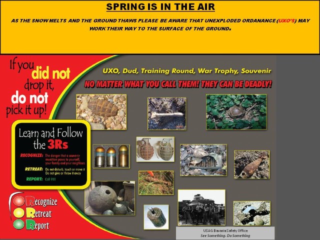 What to do with a UXO