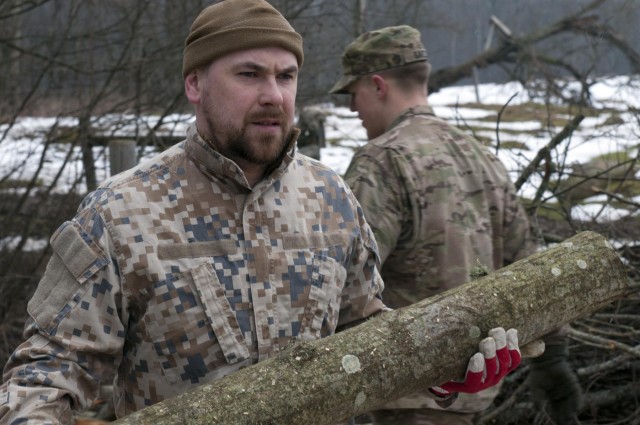 2d Cavalry Regiment Troopers aid Latvian youth camp