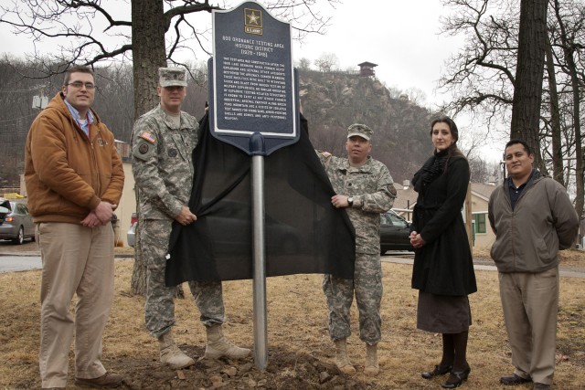 Ordnance Testing Area Historic Marker