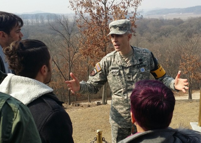 US officer at DMZ
