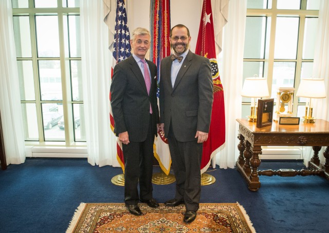 New Civilian Aide to the Secretary of the Army invested