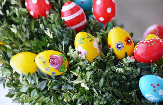 Decorated Easter eggs