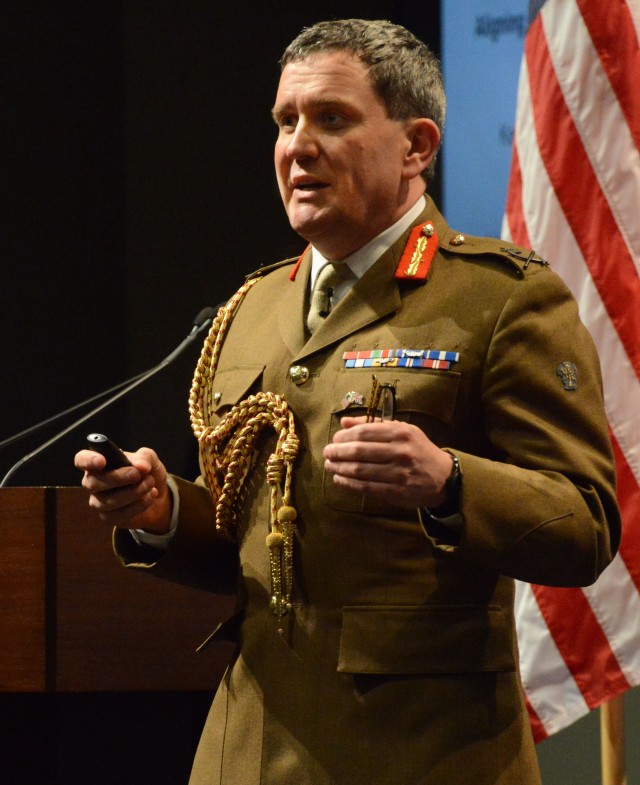 U.K. commander: British army places premium on global engagement