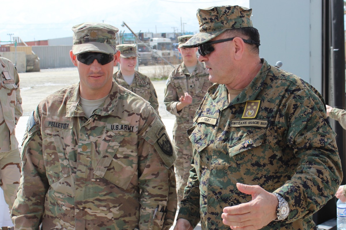 Bosnian Chief of Joint Staff visits troops, tours USFOR-A | Article ...