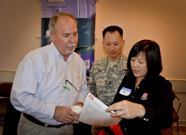 Veterans Discover new Corps' Careers at job fair
