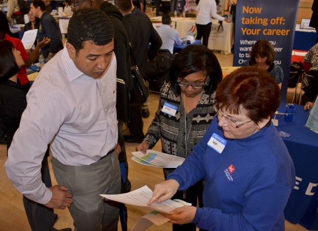 Veterans Discover new Corps' Careers at job fair