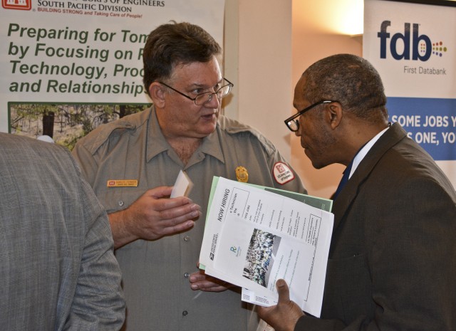 Veterans Discover new Corps' Careers at job fair