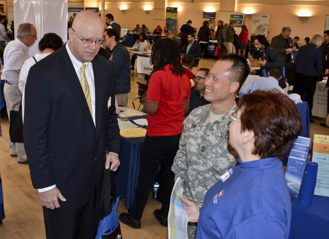 Veterans Discover new Corps' Careers at job fair