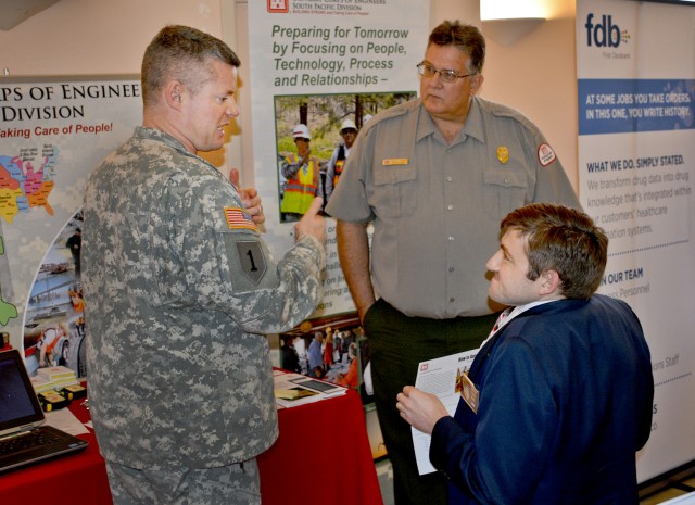 Veterans Discover new Corps' Careers at job fair