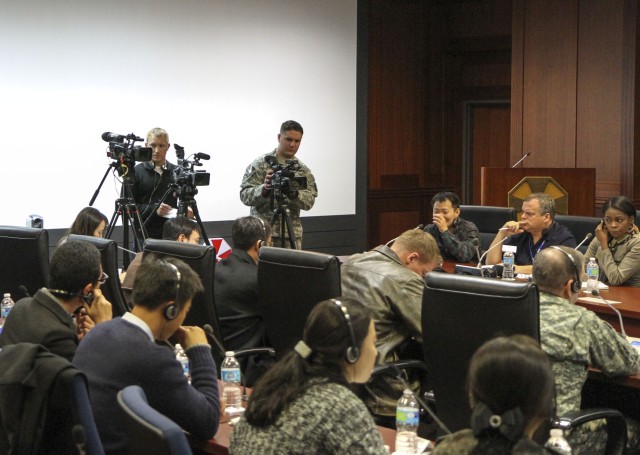 Recording the Press Conference