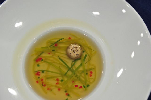 Soup with Designer Mushroom