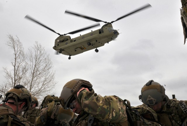 New York Army and Air National Guard conduct air assault training at Fort Drum