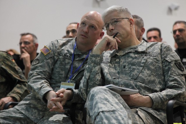 Soldiers participate in disaster response Exercise Daimiel 15