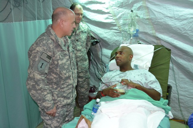 121st Combat Support Hospital Conducts Live Surgery in the field