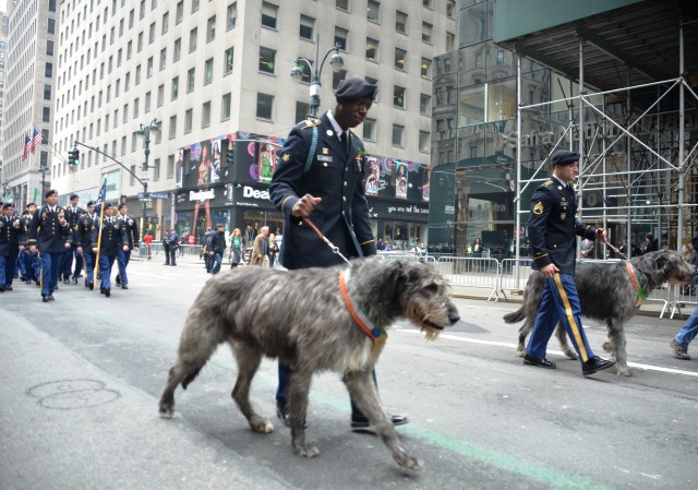 New York's 69th Infantry Leads St. Patrick's Day Parade