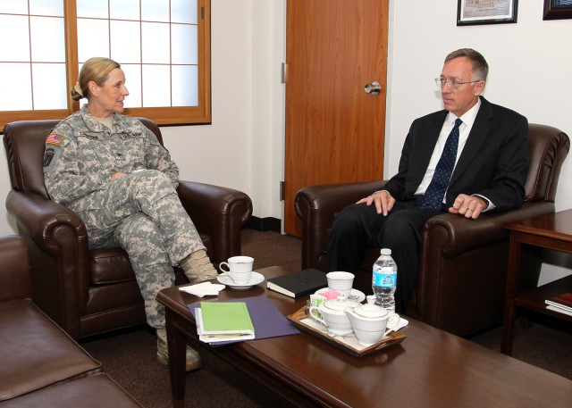 Acting IMCOM RD gains insight about the Camp Zama installation
