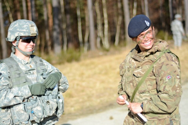 British Army cadets join US 173rd Airborne Brigade in Germany
