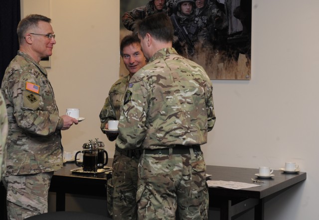 US 4th Inf. Div. visits HQ ARRC