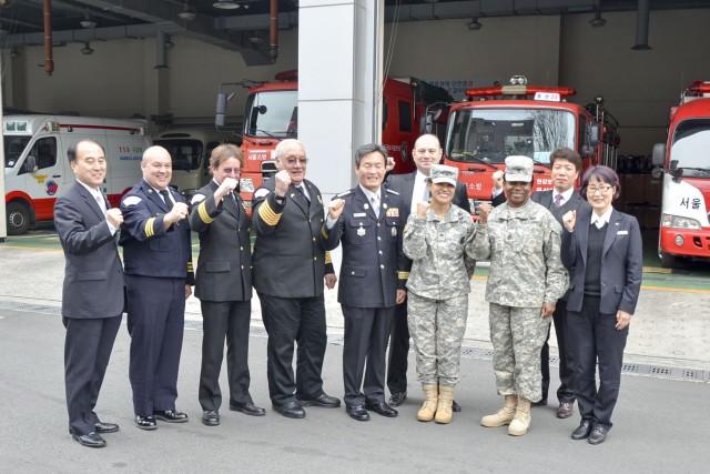 'Fire Fighting' Friends - Yongsan hails Korean emergency partners