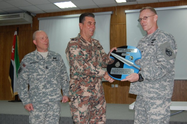 560th leadership recognizes Jordan partners