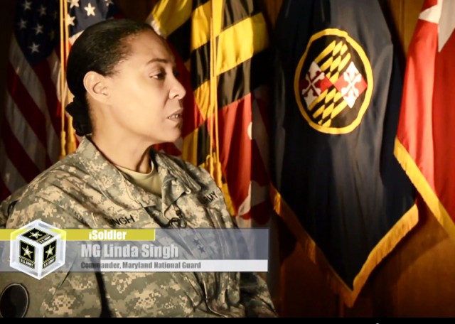 Maryland's first female adjutant general featured on iSoldier