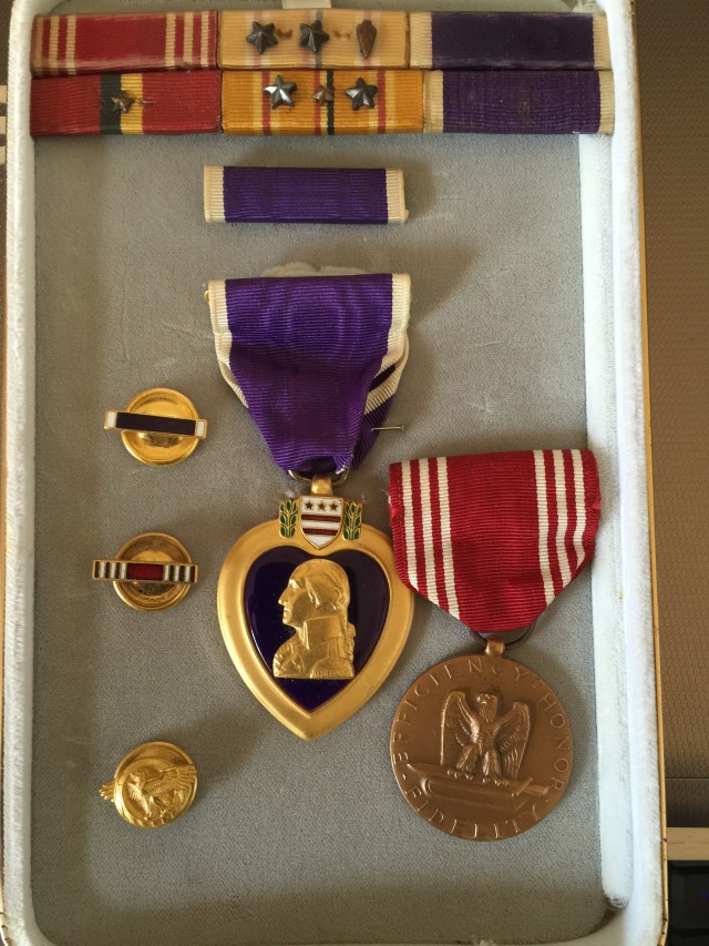 Cpl. Maurice Obregon medals