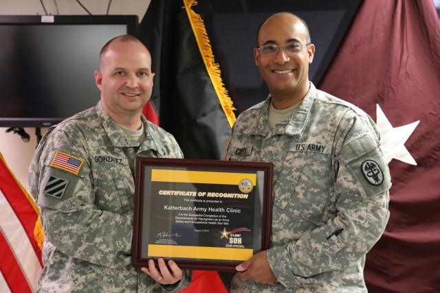 The presentation of the certificate