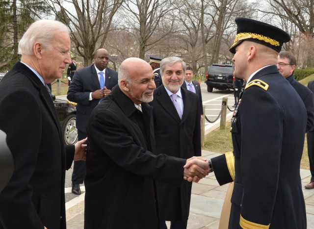Afghan President honors America's fallen