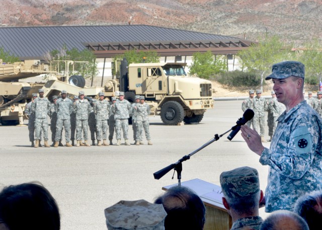 Brig. Gen. Joseph Martin gives remarks