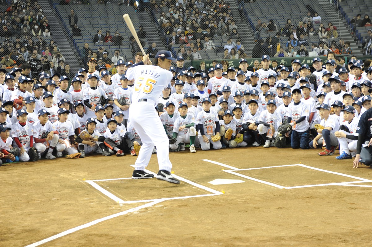 Former New York Yankees' Hideki Matsui, of Japan, is seen during